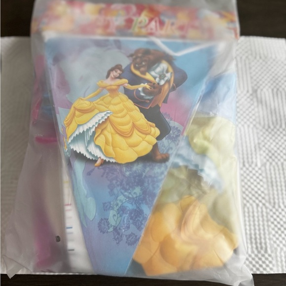 Lot of 3- Beauty and The Beast Party Set - for 30 people New - Picture 4 of 6